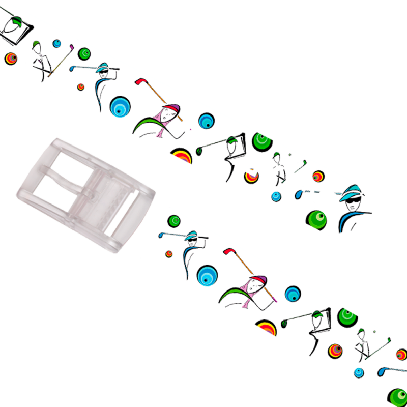 SKIMP Anne Fil Golf Pop Art Belt