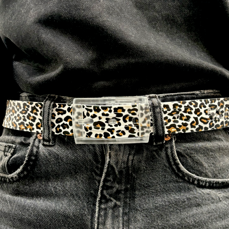SKIMP White Panther Belt
