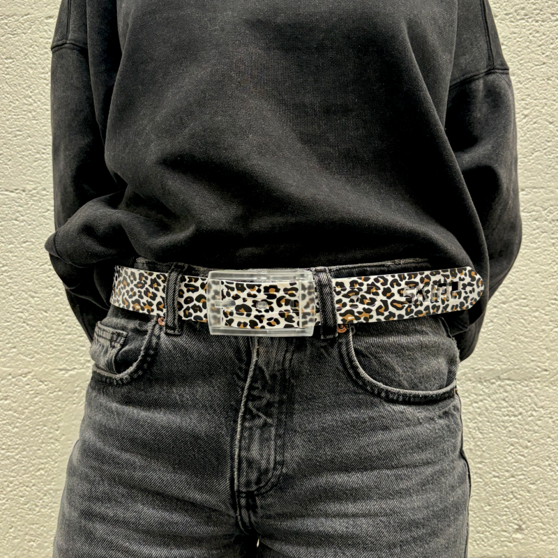 SKIMP White Panther Belt