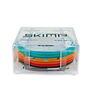 SKIMP Sunset Stripes metal-free belt detail