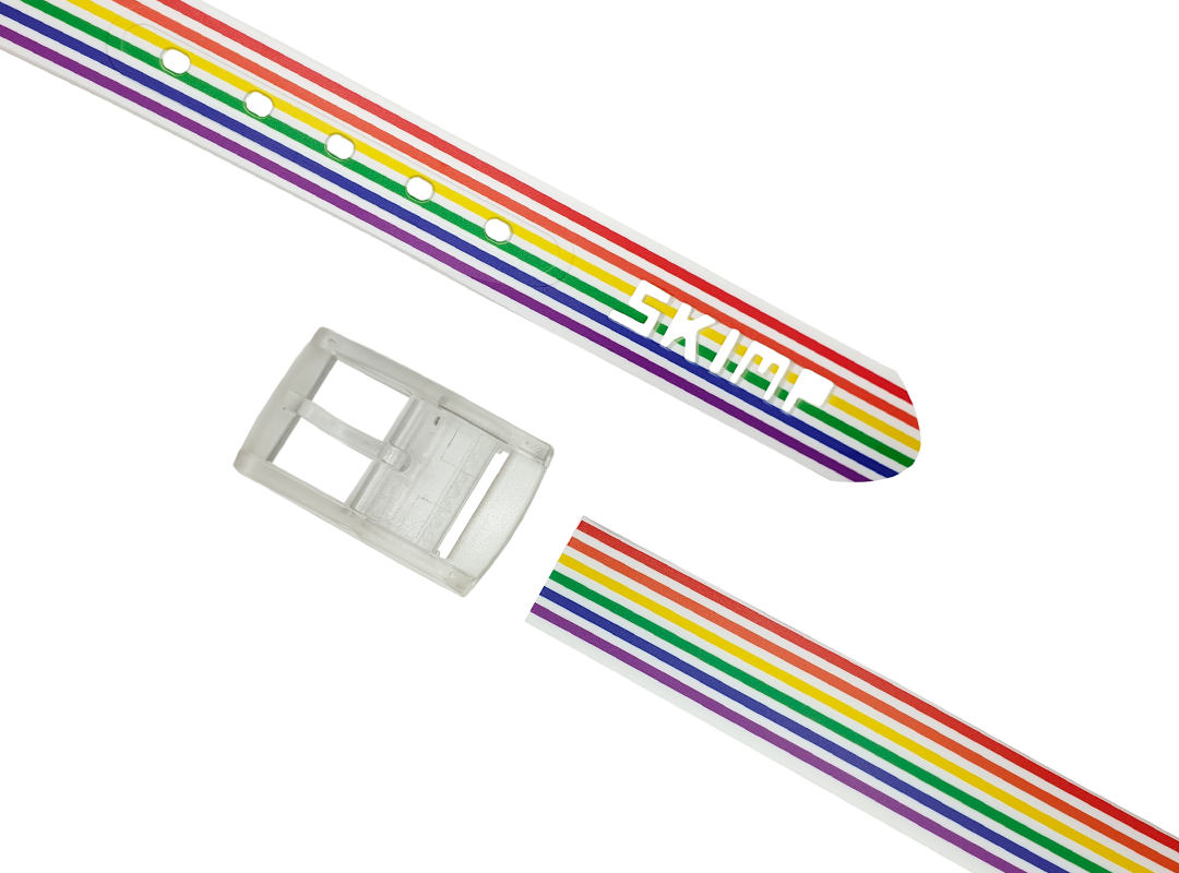 SKIMP Stripes Rainbow Belt