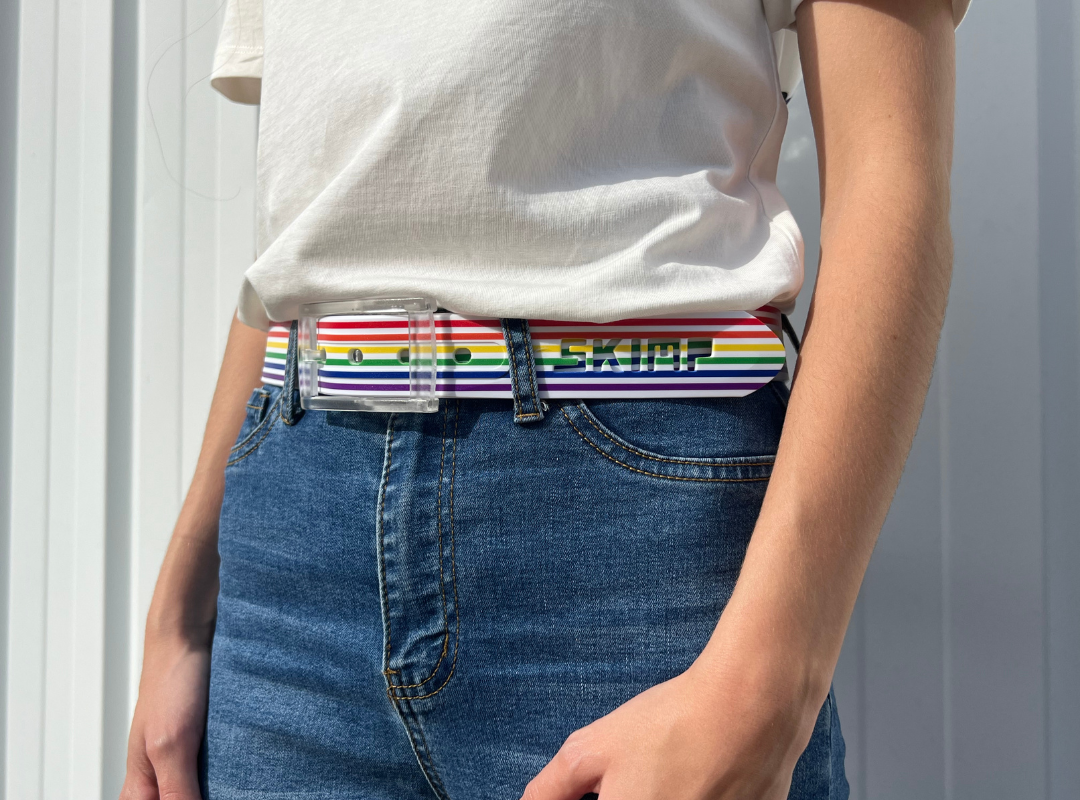 SKIMP Stripes Rainbow Belt