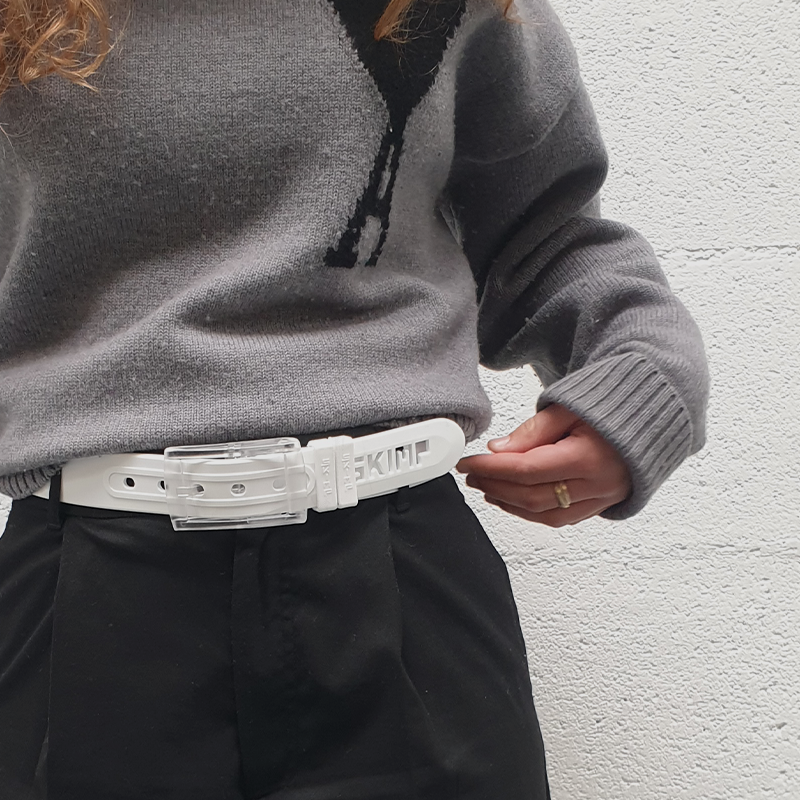 SKIMP Originale White Belt | Metal-Free, Nickel-Free & Waterproof
