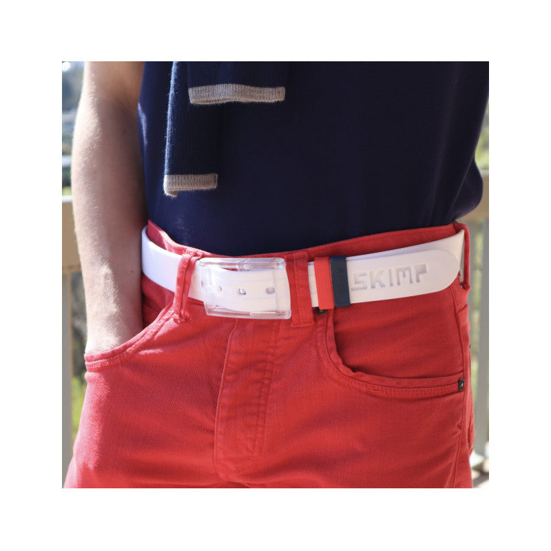 SKIMP Originale White Belt | Metal-Free, Nickel-Free & Waterproof